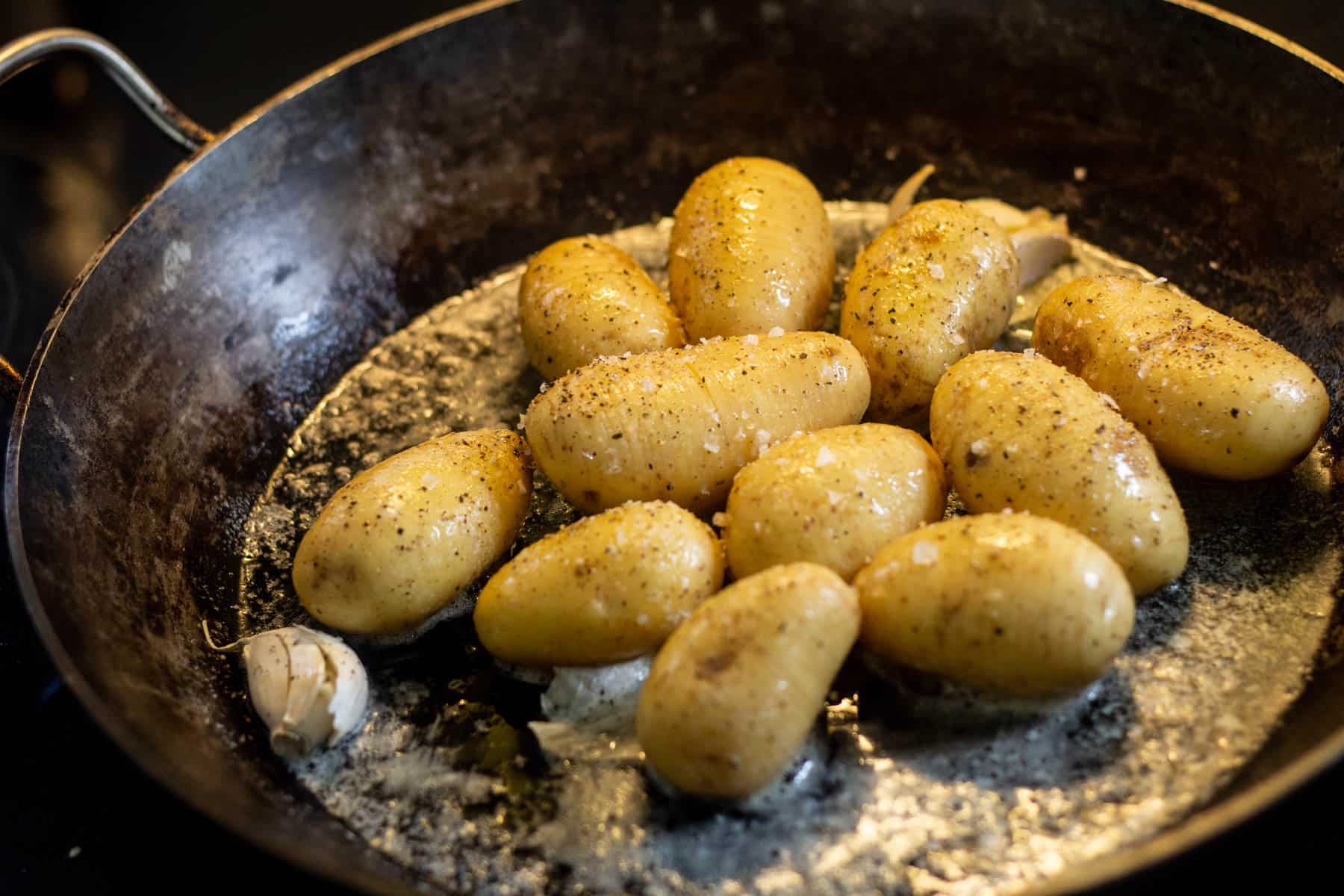 Hasselback-kartofler